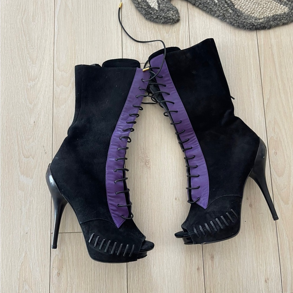 2011 Versace Runway Boot